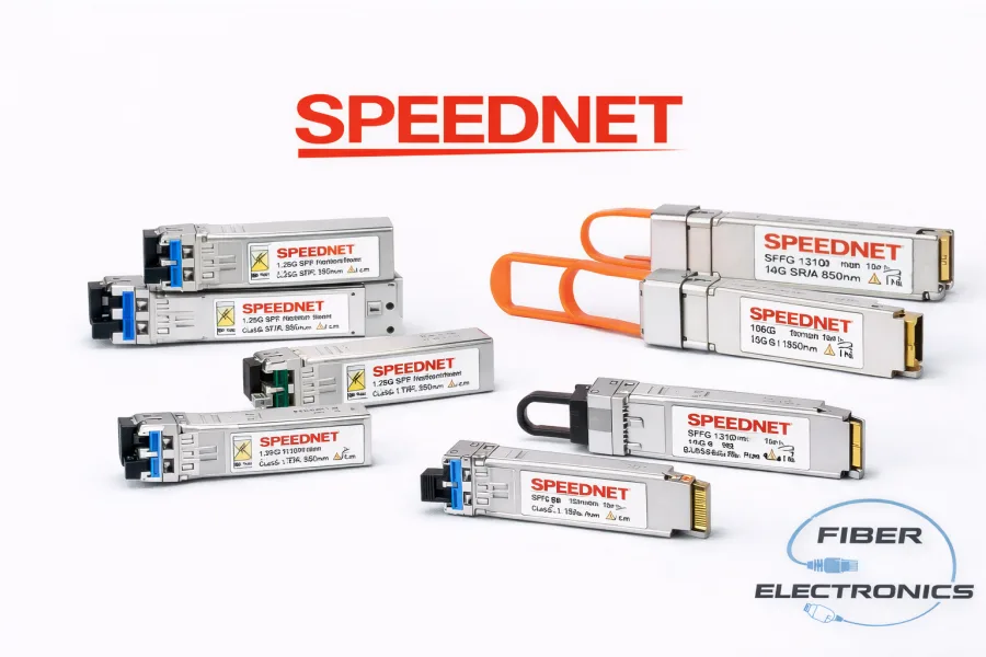 Transceptores ópticos SFP, QSFP y QSFP28